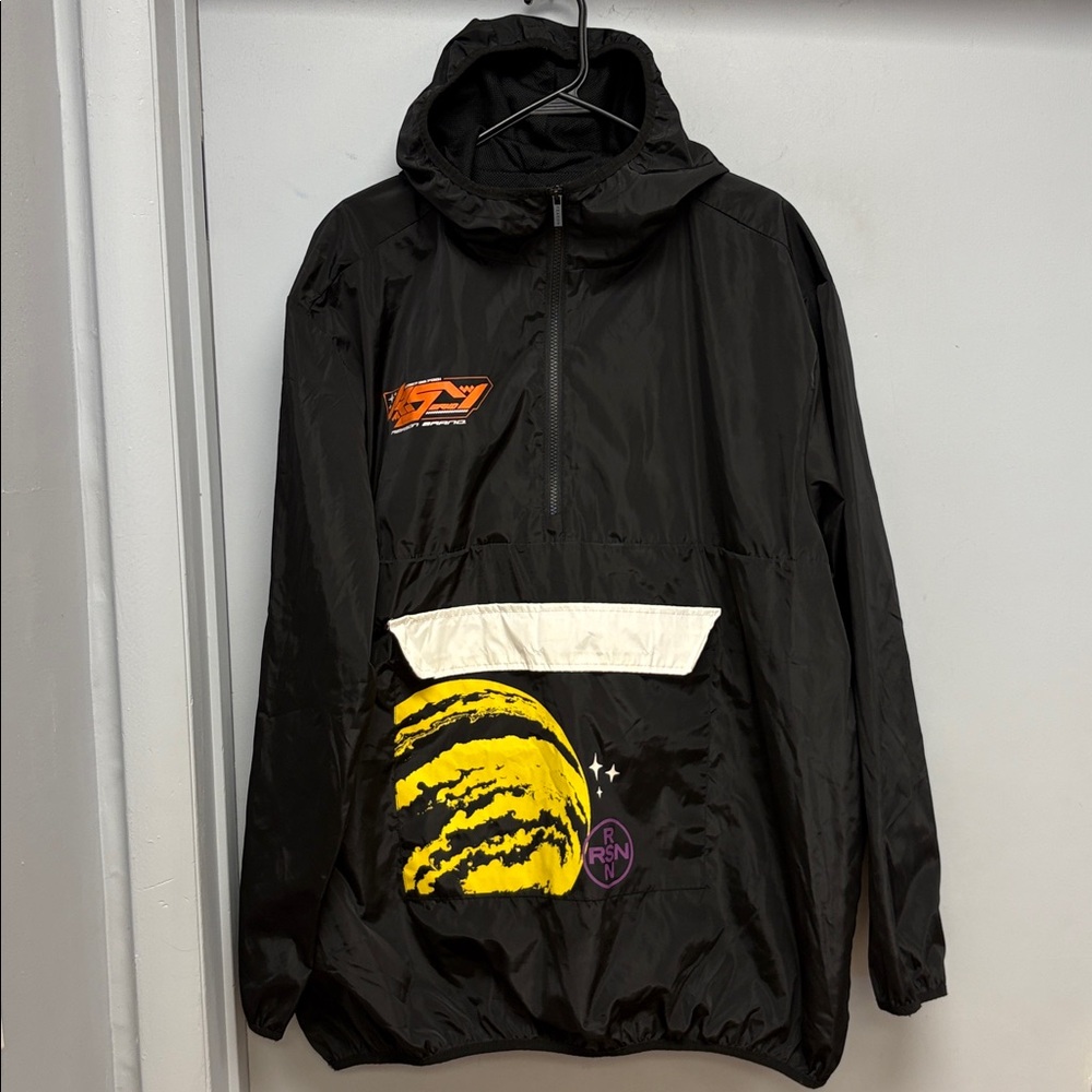 🖤 Reason NYC Graphic Anorak Windbreaker Jacket – XXL